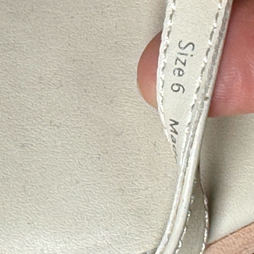 Dolce Vita Gemini Wedges - ivory leather - size 6 - Picture 15 of 16